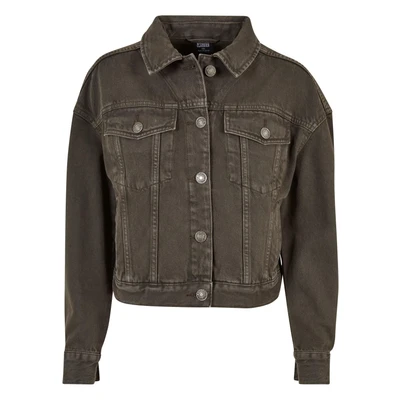 Abbildung von Urban Classics Jeansjacke, Damen, Größe: 4XL, Brown