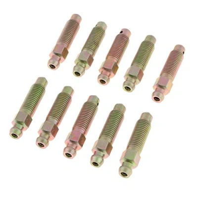 Abbildung von 10 Stück M8 x 1 mm Motorrad Auto Bremsenentlüftungsnippel Bremssattel Entlüftungsschrauben AOD
