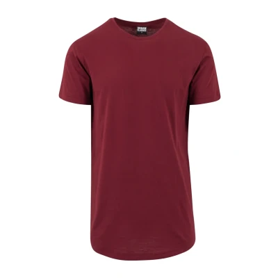 Abbildung von Urban Classics Shaped LONG DO NOT USE Tshirt basic, Herren, Größe: Large, Burgundy