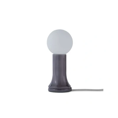 Abbildung von Tala Tischleuchte Shore, Glas, E27 LED Lampe Globe, grau