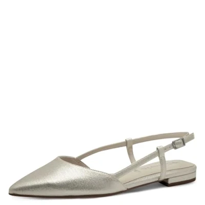 Abbildung von Tamaris Riemchenballerina, Damen, Größe: 37, Champagne Schuhe