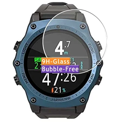 Abbildung von Vaxson 3 Stück 9H Panzer schutz Glas kompatibel mit SHEARWATER RESEARCH Teric Wrist Dive Computer Schutzfolie Display folie Panzerfolie SchutzGlas folien PanzerGlas Neue