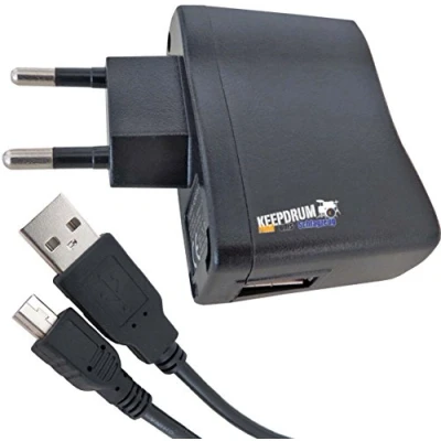 Abbildung von keepdrum BS510 USB Netzteil Ladegerät 1000mA + Kabel Mini auf A
