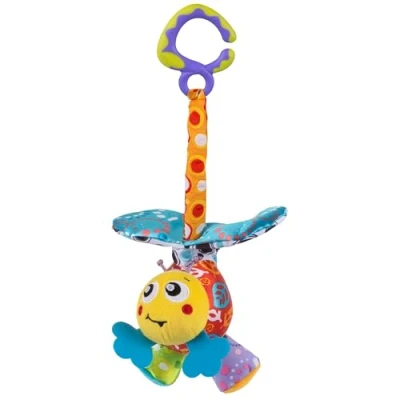 Abbildung von Playgro Kinderwagenanhänger Biene Wackel Zappel, Ab 0 Monaten, Groovy Mover Bee, Mehrfarbig, 40204