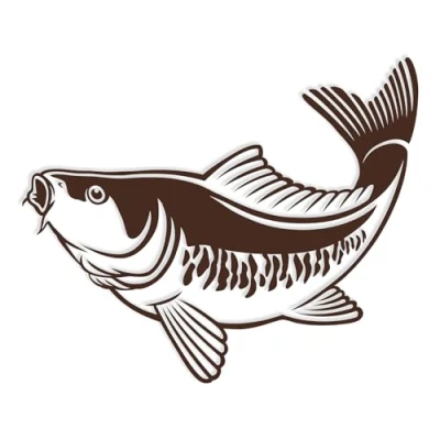 Abbildung von Finest Folia Fisch Aufkleber für Auto Motorrad Boot Schlauchboot Angelbox Sticker Autoaufkleber Angler Fische selbstklebend wetterfest wasserfest K174 (Braun, Motiv 09)
