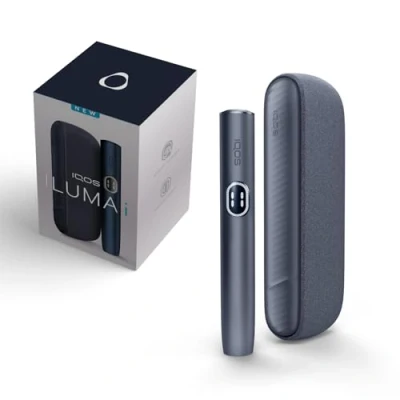 Abbildung von IQOS ILUMA i Kit Midnight Black Tabakerhitzer (in 5 Farben) für TEREA Tabaksticks unsere beste Alternative zur Zigarette
