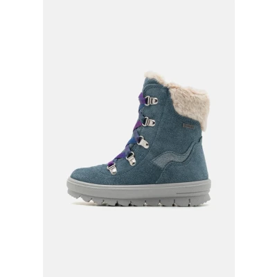 Abbildung von Superfit Flavia Snowboot/Winterstiefel für Kinder, Größe: 27, Blau/lila Schuhe