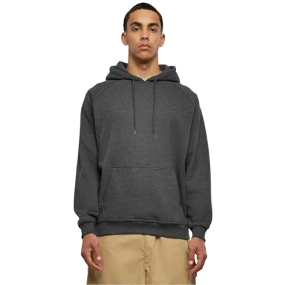 Abbildung von Urban Classics Herren Blank Hoody Kapuzenpullover, charcoal, 5XL