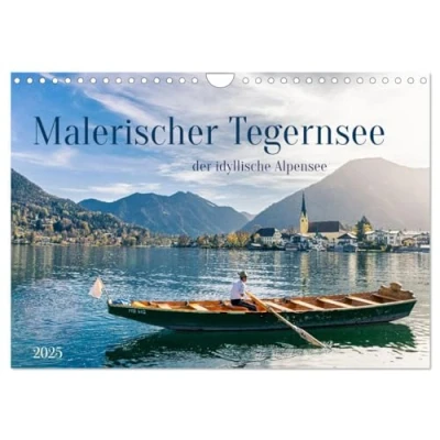 Abbildung von Malerischer Tegernsee (Wandkalender 2025 DIN A4 quer), CALVENDO Monatskalender