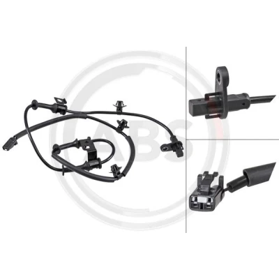 Abbildung von A.B.S. 32083 ABS Sensor HYUNDAI: i30 II Schrägheck, Kombi