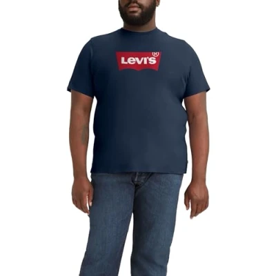 Abbildung von Levi&#039;s Plus Graphic Tshirt print, Herren, Größe: 5XL, Dress blues