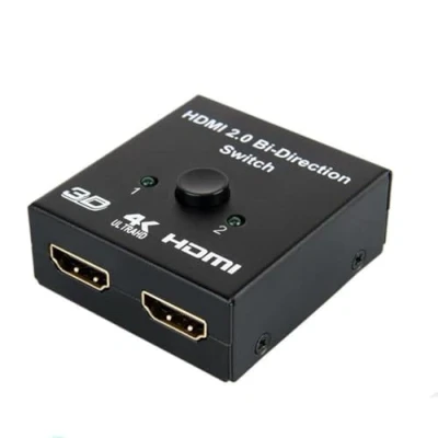 Abbildung von Ziyan HDMI Umschalter Switch Splitter Verteiler 1 in 2 Out 4K 3D DTS HD 1080p