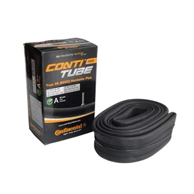 Abbildung von Continental Hermetic 20 Breite Fahrradschlauch, Schwarz, 50/62 406