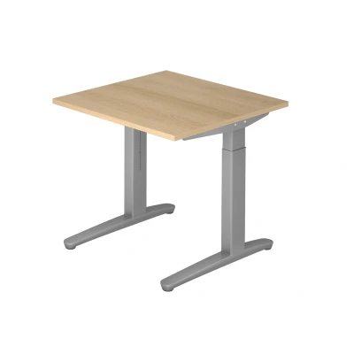 Abbildung von Hammerbacher Schreibtisch XB08 Eiche/Silber