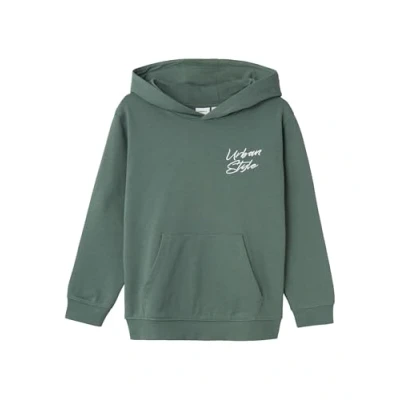 Abbildung von Name it Regular FIT Kapuzenpullover für Kinder, Größe: 122/128, Dark forest