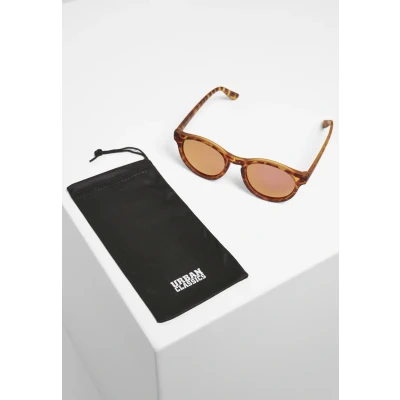 Abbildung von Urban Classics Sunrise Sonnenbrille, Herren, Größe: One Size, Brown leo/rosé