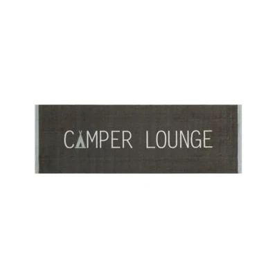 Abbildung von my home Läufer &quot;Camping&quot;, rechteckig, mit Schriftzug, ideal für Camper &amp; Wohnwagen, In und Outdoor geeignet