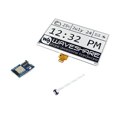 Abbildung von Waveshare 7.5inch E Paper Display HAT Module 800x480 Ink Electronic Screen for Raspberry Pi/Jetson Nano SPI Interface with ESP32 Driver Board(WiFi/Bluetooth)
