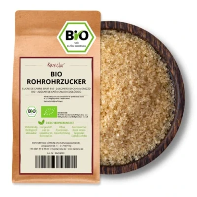 Abbildung von Kamelur 1kg brauner BIO Rohrohrzucker aus Argentinien