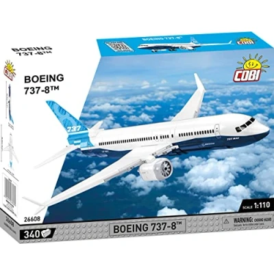 Abbildung von COBI Modellflugzeug Boeing 737 8 (Maßstab 1:110)