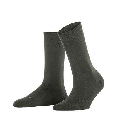 Abbildung von FALKE Damen Socken Sensitive New York W SO Lyocell mit Komfortbund 1 Paar, Grün (Military 7826) neu umweltfreundlich, 35 38