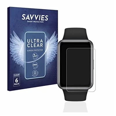Abbildung von Savvies 6 Stück Schutzfolie für Huawei Watch Fit 2 Displayschutz Folie Ultra Transparent