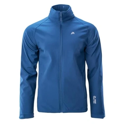 Abbildung von martes Men&#039;s Softshelljacke Metin, 94% Polyester und 6% Elasthan, Funktionsjacke, Wasserdicht, Atmungsaktiv Jacket, Blau, XXL
