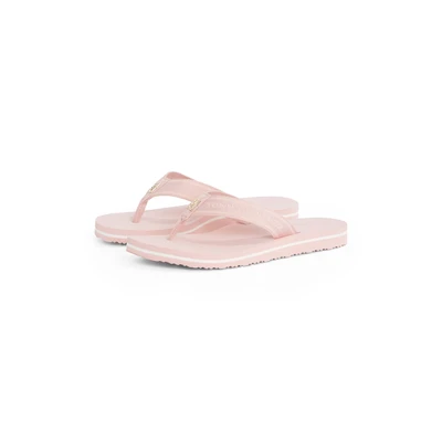 Abbildung von Tommy Hilfiger Webbing Tonal LOGO Badezehentrenner, Damen, Größe: 38, Foggy pink Schuhe