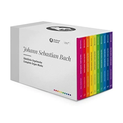 Abbildung von Sämtliche Orgelwerke. 10 Bände im Schuber. Breitkopf Urtext (EB 9035): Neuausgabe in Bänden Schuber