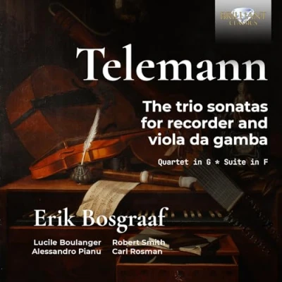 Abbildung von Telemann:Trio Sonatas With Recorder,Viola Da Gamba