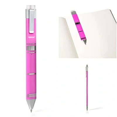 Abbildung von Gifts for Readers &amp; Writers 3 in 1 radierbarer Gelschreiber und Lesezeichen, Pink Silber