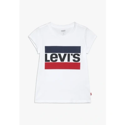Abbildung von Levi&#039;s Sportswear LOGO TEE Tshirt print für Kinder, Größe: 128, White