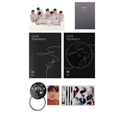 Abbildung von BTS 3rd Album LOVE YOURSELF 轉 TEAR [ Y ver. ] CD + Photobook Mini Book Photocard Standing Photo FREE GIFT / K POP Sealed