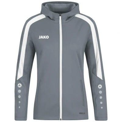 Abbildung von JAKO Kinder Kapuzenjacke Power, Steingrau, 140