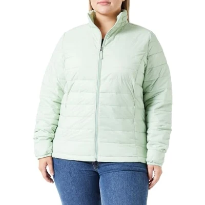 Abbildung von Amazon Essentials Damen Leichte, langärmelige, Wasserabweisende, packbare Pufferjacke (in Übergröße erhältlich), Salbeigrün, XXL