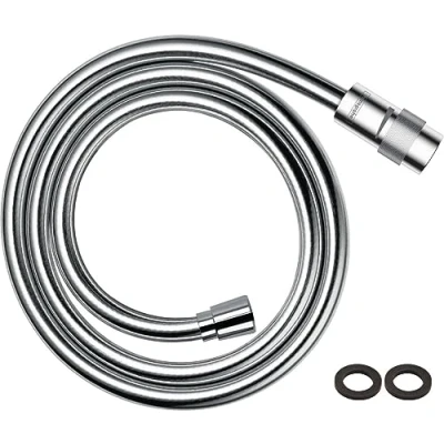 Abbildung von hansgrohe Brauseschlauch, 125 cm mit Volumenkontrolle, chrom