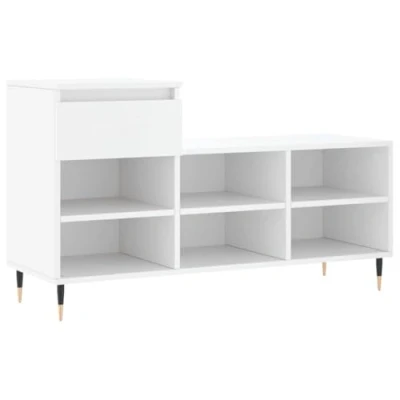 Abbildung von vidaXL Schuhregal Weiß 102x36x60 cm Holzwerkstoff, 1 tlg.