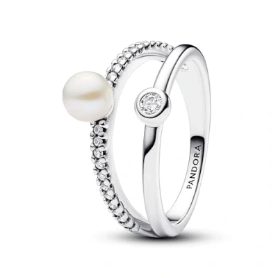 Abbildung von Pandora Ohrring Set Creolen Crossover Pavé 263150C01 vergoldet