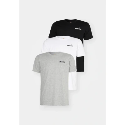 Abbildung von ellesse Herren Azzini (3 Pack) T Shirt, schwarz/grau/weiß, M