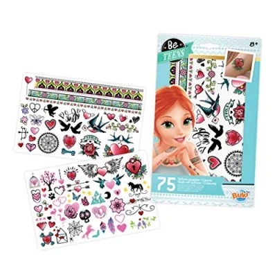 Abbildung von BUKI France TA003 75 abwaschbare Tattoos Farbig