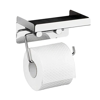 Abbildung von WENKO Toilettenpapierhalter, 2in1 Kombination