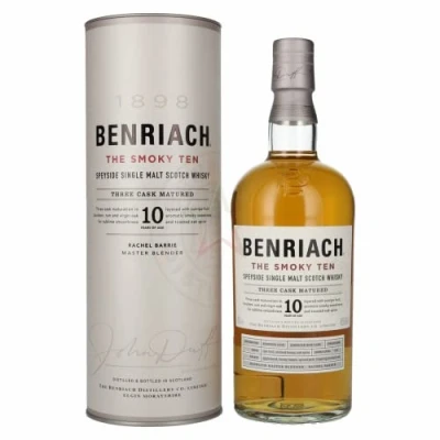 Abbildung von Benriach THE SMOKY TEN Single Malt Three Cask Matured 46,00% 0,70 lt.