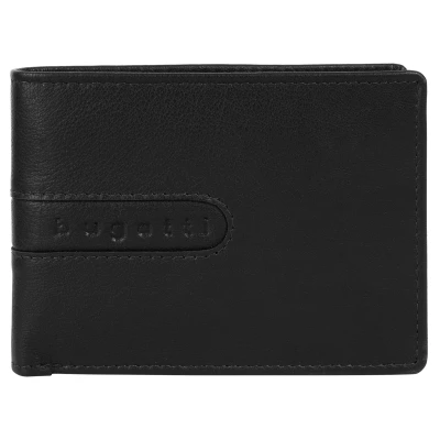 Abbildung von bugatti Bomba RFID Schutz 12 5 CM Geldbörse, Herren, Größe: One Size, Schwarz