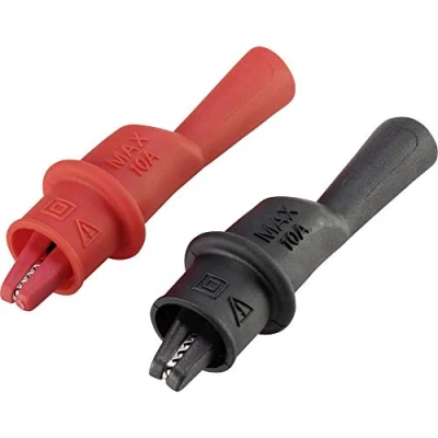 Abbildung von VOLTCRAFT MSK 111 Krokodilklemme Stecker 2 mm CAT III 1000 V, IV 600 V Schwarz, Rot
