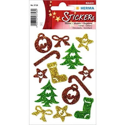 Abbildung von 10 x HERMA Schmucketikett Magic Symbole Glittery