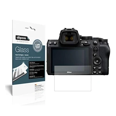 Abbildung von dipos I 2X Displayschutz matt kompatibel mit Nikon Z5 Schutzfolie 9H Anti Shock