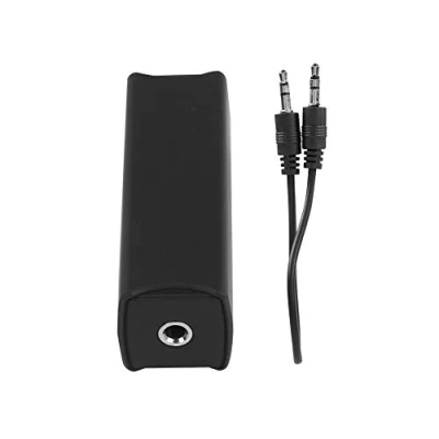 Abbildung von Sonew Entstörfilter, Audio Isolator, Ground Loop Noise Isolator Filter Eliminator mit 3,5 mm Audiokabel für Autoradiosysteme und Heim Audiosysteme