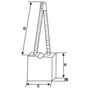 Abbildung von HC Cargo F 032 900 194 Kohlebürste, Starter 20,00mm