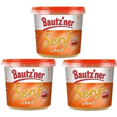 Abbildung von Bautzner Senf 3 X 200 ml Feinschmecker scharf