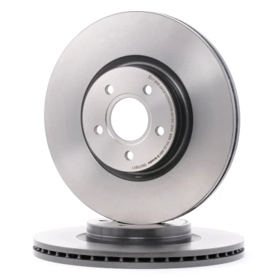 Abbildung von BREMBO COATED DISC LINE 09.A728.11 Bremsscheibe 320 25 5 innenbelüftet beschichtet hochgekohlt VOLVO: V50, V40 Schrägheck, S40 II